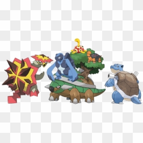 Pokémon Pokemon Turtle Tortoise Species Turtonator - Sun And Moon Turtle Pokemon, HD Png Download - torkoal png