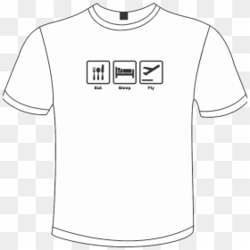 T-shirt, HD Png Download - eat sleep png