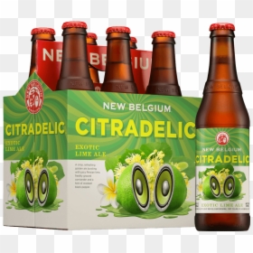 Citradelic Lime Exotic Lime Ale - New Belgium Imperial Ipa, HD Png Download - colt 45 beer png