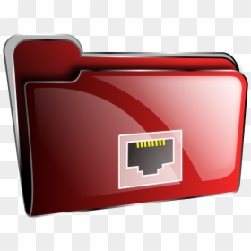 Folder Icon Red Net - Folder Icon Download, HD Png Download - flat folder icon png
