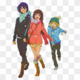 Noragami Yato Y Hiyori, HD Png Download - yukine png