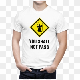 Picture Of You Shall Not Pass"  									 Title="you - Vw T5 T Shirt, HD Png Download - you shall not pass png