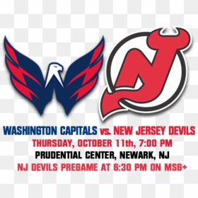 [​img] - Hockey New Jersey Devils Logo, HD Png Download - washington capitals png