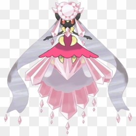 Mega Diancie Shiny By Javierx500-d7qnkbq - Pokemon Shiny Mega Diancie, HD Png Download - diancie png