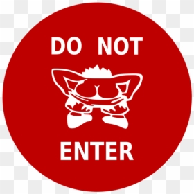 Do Not Enter Sign Cute, HD Png Download - door hangers png