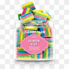Candy Club - Rainbow Blox - Confetti, HD Png Download - rainbow confetti png