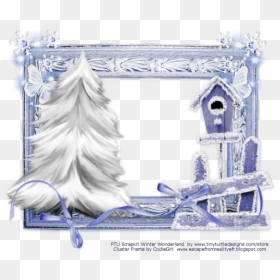 Cluster Frame Winter Png , Png Download - Blue Winter Frames Png, Transparent Png - cluster png