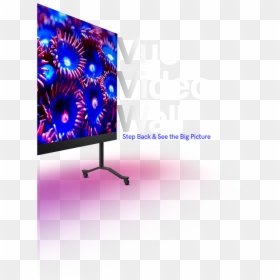Vue Video Wall - Computer Monitor, HD Png Download - flat screen tv png wall