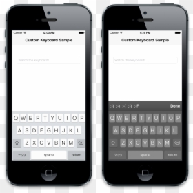Ios Custom Buttons C - Click To Expand Mobile, HD Png Download - ios keyboard png
