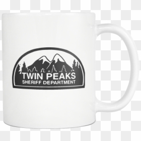 Twin Peaks Mug, Twin Peaks Gift, Twin Peaks Print, - Twin Peaks Sheriff Department, HD Png Download - twin peaks logo png