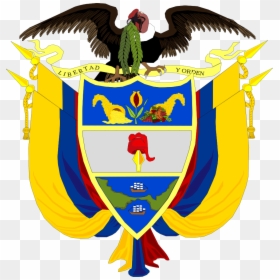 Colombian Coat Of Arms, HD Png Download - escudo de colombia png