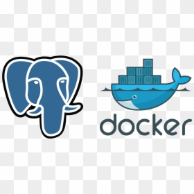 Postgres Docker, HD Png Download - docker logo png