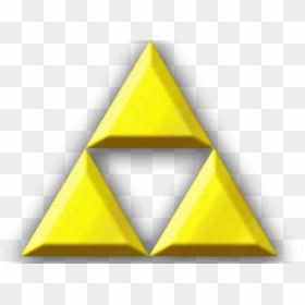 Transparent Triangle Clipart - Transparent Background Triforce Png, Png Download - zelda icon png