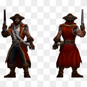 Gangplank 3d Model, HD Png Download - gangplank png