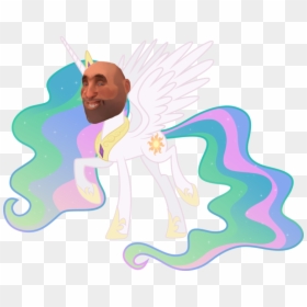 My Little Pony Princess Celestia Drawing, HD Png Download - heavy tf2 png