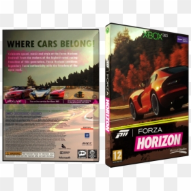 Forza Horizon Box Art Cover - Forza Horizon 4 Game Cover Template, HD Png Download - forza horizon 3 png