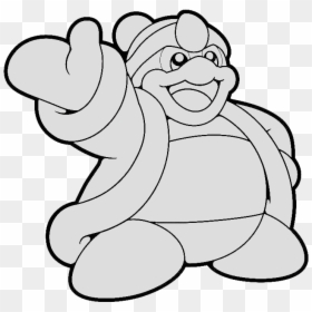 King Dedede Kirby Battle Royale Png, Transparent Png - dedede png