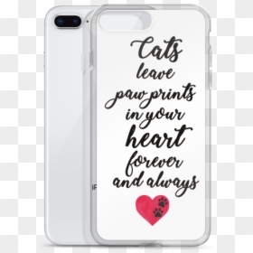 Mobile Phone Case, HD Png Download - heart paw print png