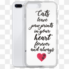 Mobile Phone Case, HD Png Download - heart paw print png