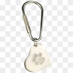 Keychain, HD Png Download - heart paw print png