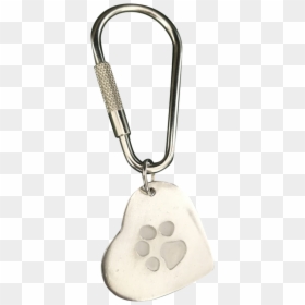 Keychain, HD Png Download - heart paw print png