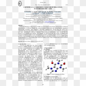 Document, HD Png Download - caffeine molecule png