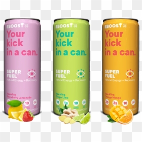 Eboost Your Kick In A Can, HD Png Download - caffeine molecule png
