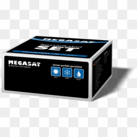 Megasat Coaxial Cable Set Quadshield 120 10m Cardboard - Box, HD Png Download - coax cable png