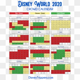 Photo Of Disney World Crowd Calendar For The Year - Disney World Crowd Calendar 2020, HD Png Download - walt disney world png