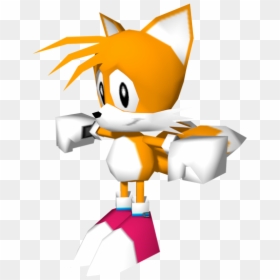 Download Zip Archive - Sonic Mania Tails Model, HD Png Download - sonic and tails png