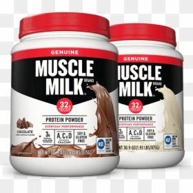 Muscle Milk Genuine Protein Powder, HD Png Download - muscle milk png