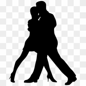 Silhouette Ballroom Dance Partner Dance Clip Art - Couple Dancing Silhouette Transparent, HD Png Download - dancing clipart png