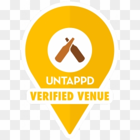 Untappd Verified Venue - Graphic Design, HD Png Download - twitter verified symbol png