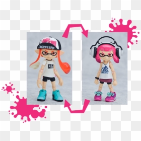 Shoes, Head Accessories And Weapons Are All Interchangeable - Splatoon, HD Png Download - splatoon inkling png