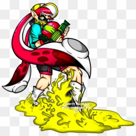 Cartoon, HD Png Download - splatoon inkling png