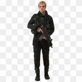 Peeta Hunger Games Rifle, HD Png Download - josh hutcherson png