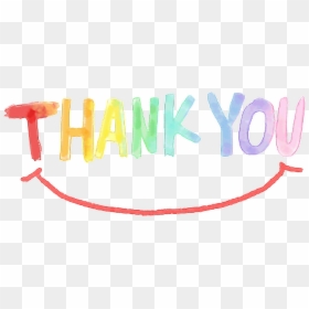 #thankyou #message #cute #colorful #smile #rainbow - Art, HD Png Download - thank you emoji png
