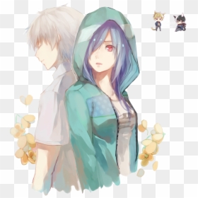 Kaneki X Touka Render, HD Png Download - touka png