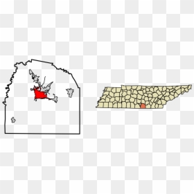 Tennessee County Map, HD Png Download - winchester png