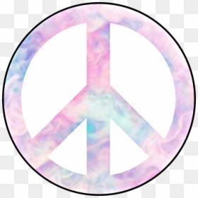 #peace #peacesign #hippie #hipster #girly #pastel - Circle, HD Png Download - peace icon png