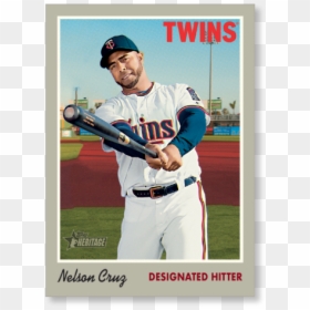 Nelson Cruz 2019 Heritage Baseball Base Poster - Baseball, HD Png Download - nelson png