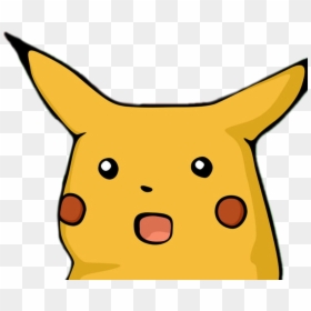 Pikachu Pokemon Meme Wow Shook Shocked - Pikachu Wow Meme, HD Png Download - pokemon pngs