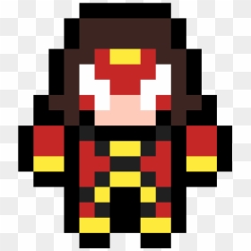 Pixel Art Back To The Future, HD Png Download - spider woman png