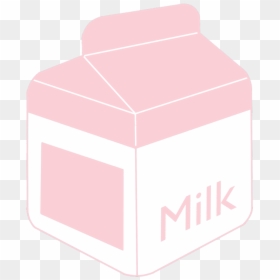#milk #pink #pastel #tumblr #aesthetic #kawaii #leche - Blue Milk Carton Aesthetic, HD Png Download - leche png