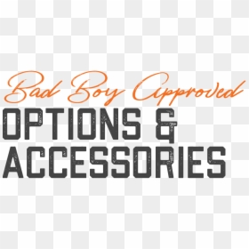 Bad Boy Approved Options & Accessories - Poster, HD Png Download - bad boy png