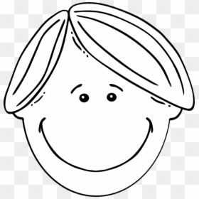 Boy Black & White Svg Clip Arts - Face Grandma Clip Art, HD Png Download - black boy png