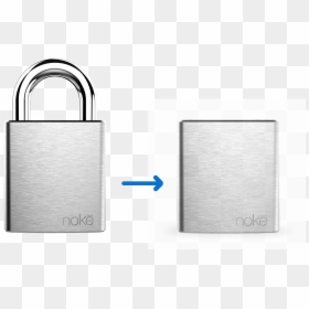 Nokē Lock Block Hd Lock Shackle Remove - Door, HD Png Download - white lock png