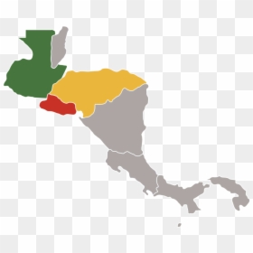 New Central America - Central America Map Icon, HD Png Download - map of america png