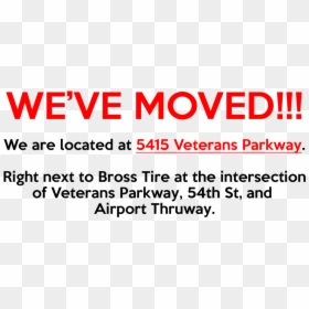 We"ve Moved, HD Png Download - serving png