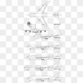 747 - Boeing 747 Variants, HD Png Download - 747 png